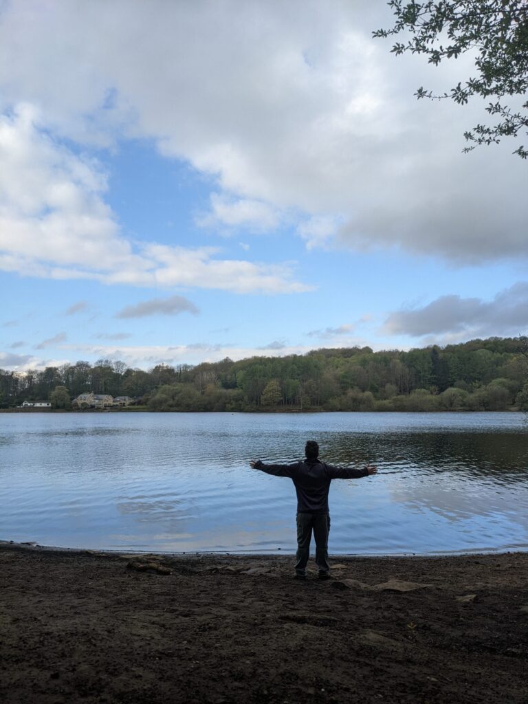 Rod Hahlo NLP Coach power pose by Jumbles reservoir