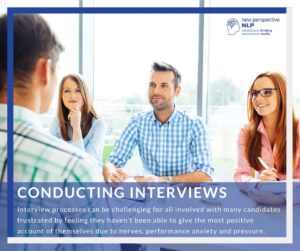 conducting interviews