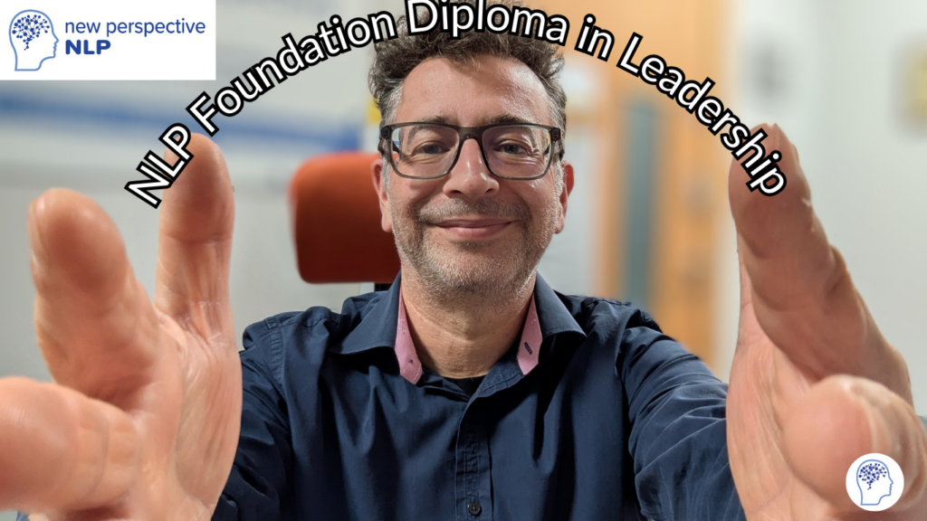 NLP Foundation Diploma in Leadership inbetween hands of Rod Hahlo New Perspective NLP