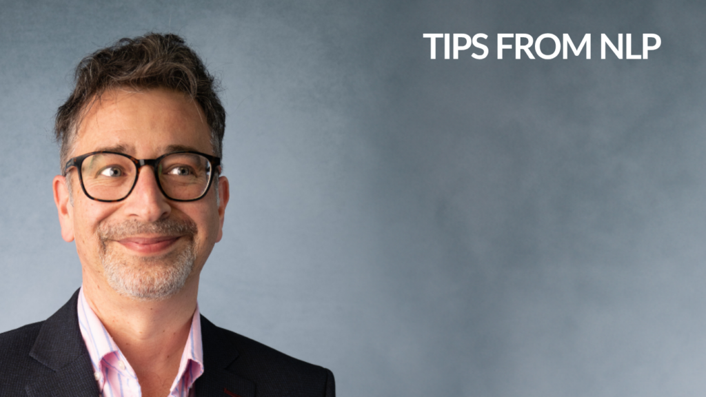 Rod Hahlo New Perspective NLP heading tips from NLP