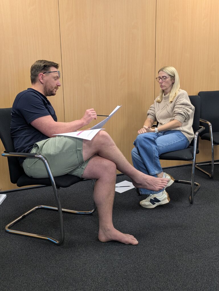 NLP Students working together