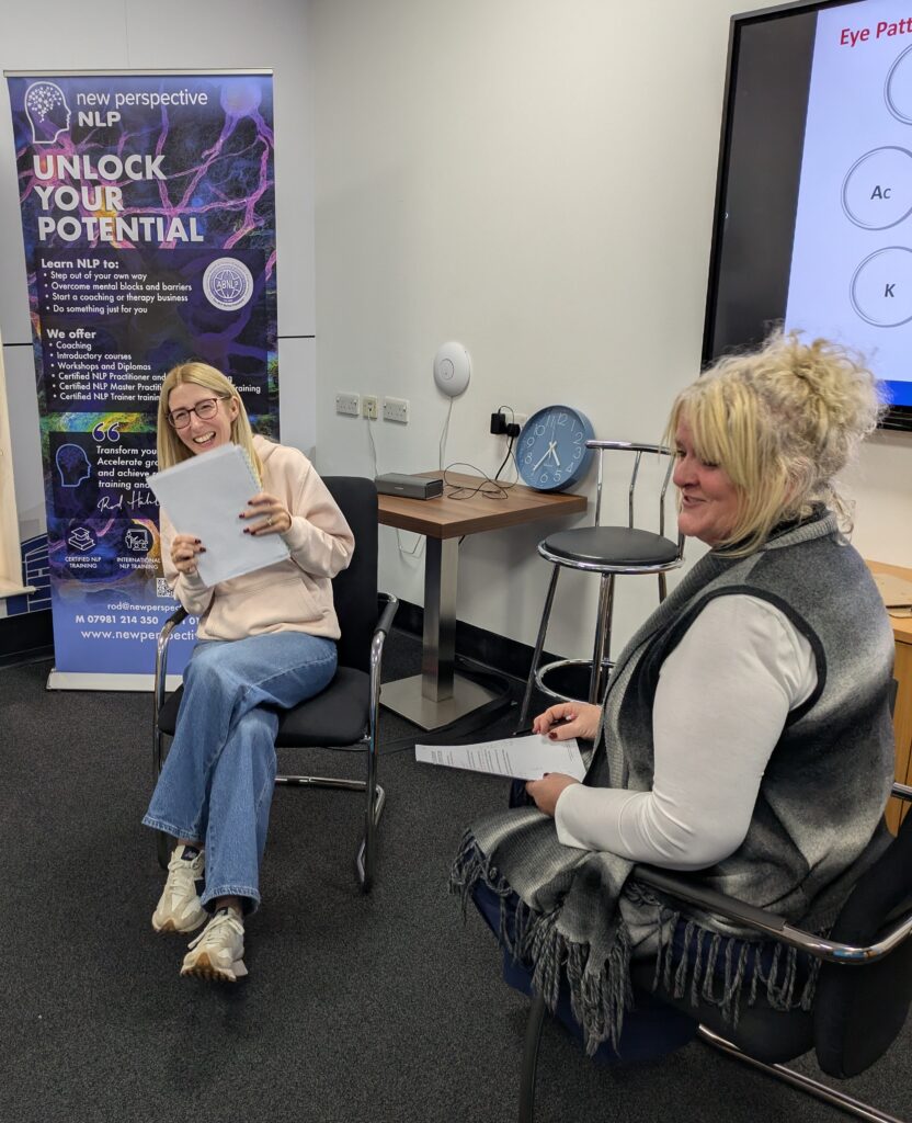 NLP students having fun with their learning