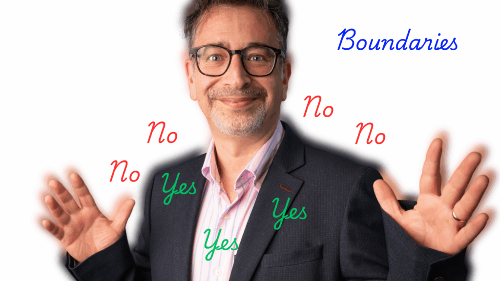 Rod with boundaries around him, yes's and no's