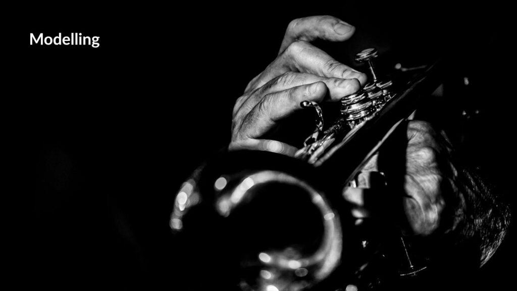 Jazz Trumpeter playing